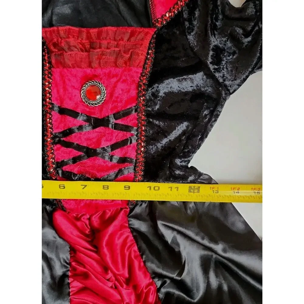 Spirit Halloween Costume Dress Victorian Vampiress Queen Girl's Large 12/14